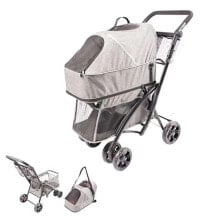 DUVO+ Deluxe Pet Strolling Cart 79x46x99 cm