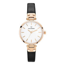 Женские наручные часы женские наручные часы с черным кожаным ремешком  Mockberg MO201 ( 28 mm)