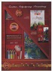 Цветные карандаши для рисования для детей Koh I Noor Set for drawing Mondeluz crayons + block (174123)