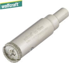 Коронки и наборы для электроинструмента Wolfcraft Otwornica diamentowa do płytek 18 mm Wolfcraft Ceramic