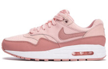 Nike Air Max 1 SE 低帮 跑步鞋 GS 粉白 / Кроссовки Nike Air Max 1 SE GS AQ3188-600