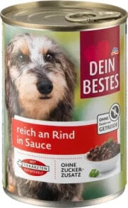 Nassfutter Hund Rind in Sauce, 400 g