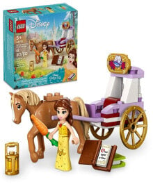 LEGO® disney 43233 Princess Belle's Storytime Toy Horse Carriage Building Set with Belle Minifigure