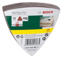 Шлифовальные листы Bosch 2 607 019 490 аксессуар для шлифовальных станков 25 шт