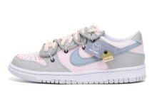 【定制球鞋】 Nike Dunk Low 笑脸 低帮 板鞋 GS 灰色 / Кроссовки Nike Dunk Low FD1232-002