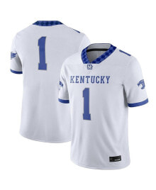 Nike men's #1 White, Royal Kentucky Wildcats Football Game Jersey