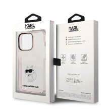 KARL LAGERFELD Klhcp14Lhnchtcp iPhone 14 Pro 6.1 Ikonik Choupette phone case