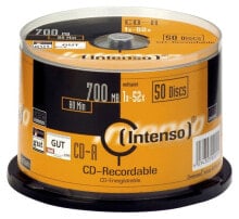 Диски и кассеты Intenso CD-R 700MB 50 шт 1001125