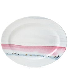 Lenox watercolor Horizons Microwave Safe Platter, Created for Macy's