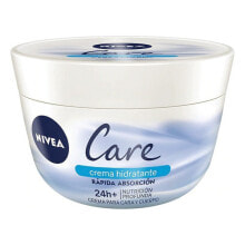 Кремы и лосьоны для тела Nivea Care Hydration Face And Body Cream Увлажняющий и питательный крем для лица и тела 400 мл