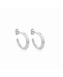 Купить серьги Astor & Orion: Crescent Hoops Silver Small