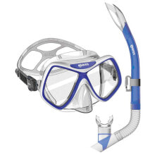 Masks and snorkels for scuba diving