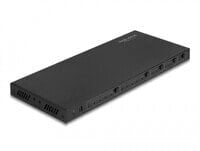 Delock 66454 - HDMI - Metal - Black - 60 Hz - 600 MHz - 3840 x 2160 pixels