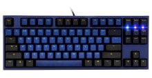 Клавиатуры Ducky One 2 Horizon TKL клавиатура USB Немецкий Черный, Синий DKON1887-RDEPDZBBH