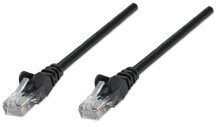 Кабели и провода для строительства Intellinet Cat5e UTP сетевой кабель 20 m U/UTP (UTP) Черный 345040