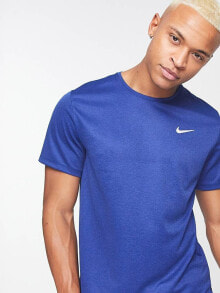 Nike Running – Miler – Blaues T-Shirt