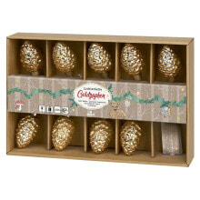 MOSES Christmas Garland Light Pineapples 3 Units