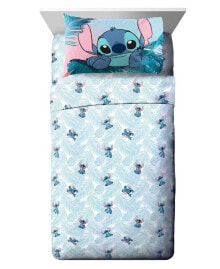 Disney lilo and Stitch Floral Fun Twin Sheet Set, 4 Pieces