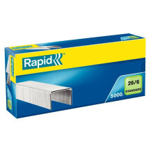 RAPID 26/6 mm x5000 Standard Galvanized Staples