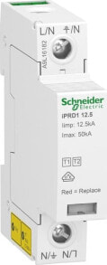 Schneider Electric Ogranicznik przepięć iPRD1 12.5R-T12-1 1-biegunowy T1+T2 B+C 12,5kA ze stykiem A9L16182