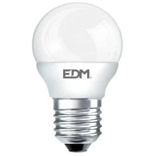 EDM Spherical LED Bulb E27 6W 500 Lumens 3200K