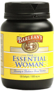 Рыбий жир и Омега 3, 6, 9 barlean&#039;s The Essential Woman Supplement Омега 3 из рыбьего жира 1000 мг 120 гелевых капсул
