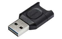 Kingston Technology MobileLite Plus кардридер USB 3.2 Gen 1 (3.1 Gen 1) Type-A Черный MLPM