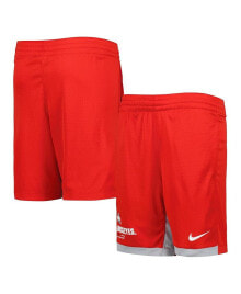 Nike youth Boys and Girls Scarlet Ohio State Buckeyes Trophy Performance Shorts