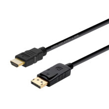 DisplayPort to HDMI Cable Aisens A125-0364 Black 2 m