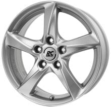 Колесный диск литой RC-Design RC30 kristallsilber lackiert 7.5x18 ET55 - LK5/108 ML63.4