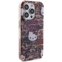 SOURCING Hello Kitty Hkhcp14Lhdgptp iPhone 14 Pro 6.1 Iml Tags Graffiti phone case