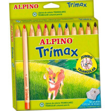 Набор цветных карандашей Alpino Trimax Colors, 12 штук купить онлайн