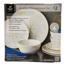 Купить сервизы Member's Mark: Member's Mark Holiday Stoneware Dinnerware Set, 12 Piece