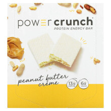 Power Crunch Protein Energy Bar, Cookies and Crème, 12 Bars, 1.4 oz (40 g) Each