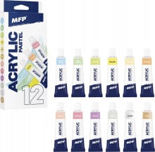 MFP paper farby akrylowe zestaw pastel+metal 12 x 12ml 6300392