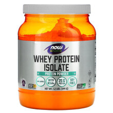 Сывороточный протеин NOW Foods, Sports, Whey Protein Isolate, Unflavored, 1.2 lbs (544 g)