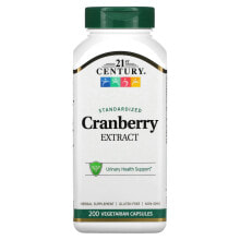 21st Century, Cranberry Extract, Standardized, 60 Vegetarian Capsules