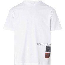 CALVIN KLEIN Photo Side Print Short Sleeve T-Shirt