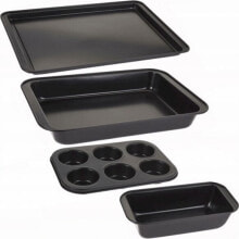 Dishes and molds for baking and baking