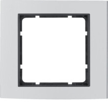 Умные розетки, выключатели и рамки berker 10113004 рамка для розетки/выключателя Алюминий, Антрацит