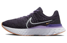 Nike React Infinity Run Flyknit 3 减震防滑耐磨 低帮 跑步鞋 女款 紫色 / Кроссовки Nike React Infinity Run Flyknit 3 DD3024-502