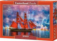 Детские развивающие пазлы Castorland Puzzle 1000 Czerwona Fregata
