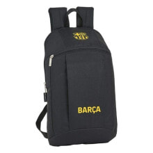 Школьные рюкзаки и ранцы повседневный рюкзак для мальчика F.C. Barcelona черный цвет, 10 л