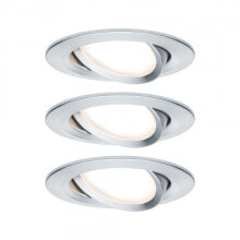 Комплект встраиваемых светодиодных светильников Paulmann Nova Coin 93487 LED 6,5W