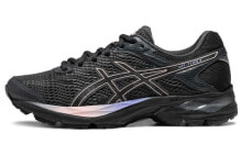 Asics Gel-Flux 4 耐磨透气 低帮 跑步鞋 女款 黑色 / Кроссовки Asics Gel-Flux 4 1012A523-004