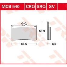 TRW Performance Aprilia RS 250 96 Sintered Front Brake Pads