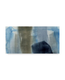 Trademark Global jennifer Goldberger Blue on Grey I Canvas Art - 37