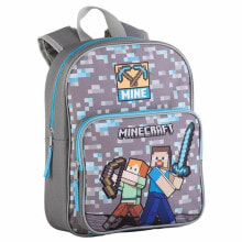 School Bag Minecraft Warriors 30 x 24 x 8 cm