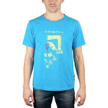 Мужские спортивные футболки Мужская спортивная футболка голубая с принтом TRANGOWORLD Puzzle Short Sleeve T-Shirt