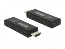 DeLOCK 63327 кабельный разъем/переходник HDMI-A 19 pin USB Type Micro-B Черный